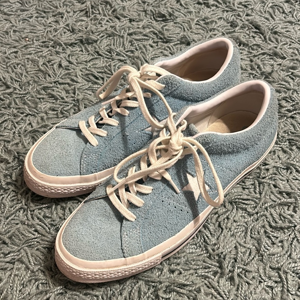 Blue Converse One Stars